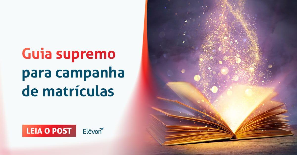 Confira, neste guia para campanha de matrículas, um passo a passo completo para atingir a sua meta e alcançar a saúde financeira que a sua escola precisa.
